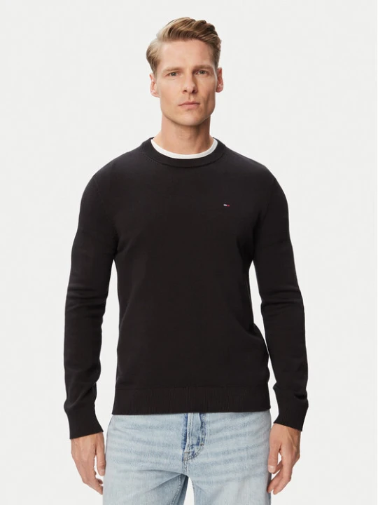 Foto del prodotto Tommy Jeans Maglione Essential DM0DM22853 Nero Slim Fit