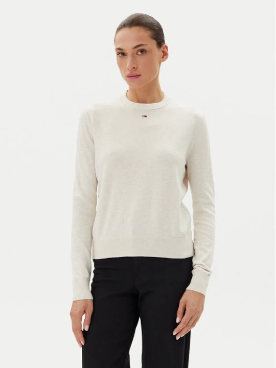 Foto del prodotto Tommy Jeans Maglione Essential DW0DW20159 Beige Regular Fit