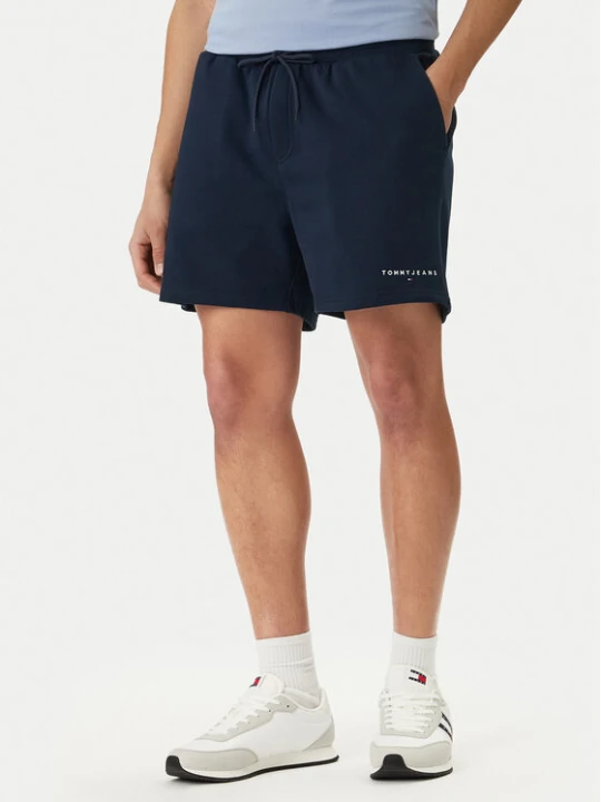 Foto del prodotto Tommy Jeans Pantaloncini sportivi Contrast Linear DM0DM22697 Blu scuro Regular Fit