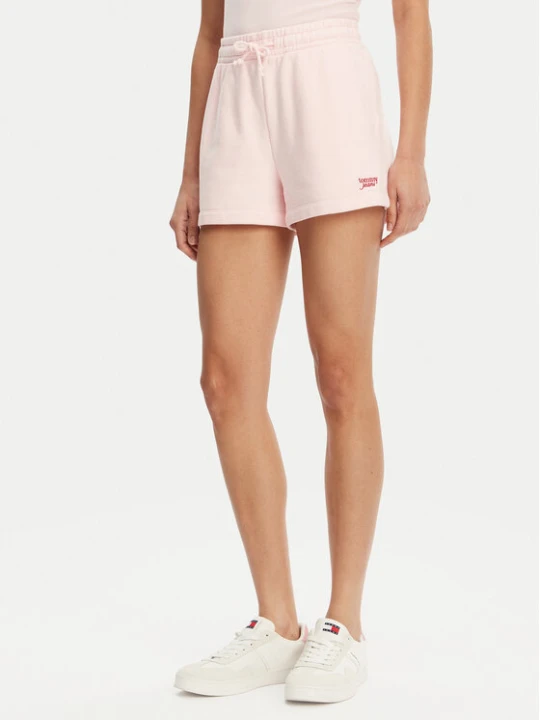 Foto del prodotto Tommy Jeans Pantaloncini sportivi Script DW0DW20353 Rosa Regular Fit