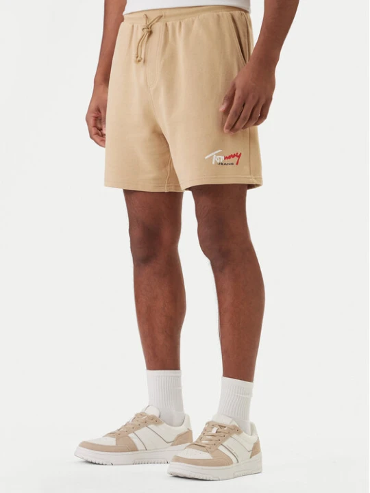 Foto del prodotto Tommy Jeans Pantaloncini sportivi Signature DM0DM23017 Beige Regular Fit
