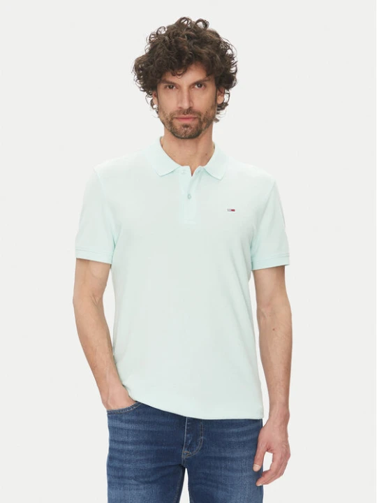 Foto del prodotto Tommy Jeans Polo DM0DM20226 Verde Slim Fit