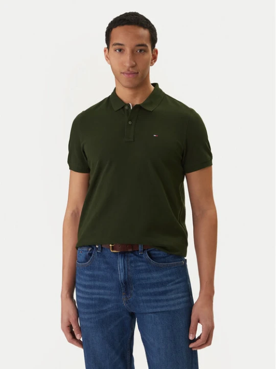 Foto del prodotto Tommy Jeans Polo DM0DM20676 Verde Slim Fit