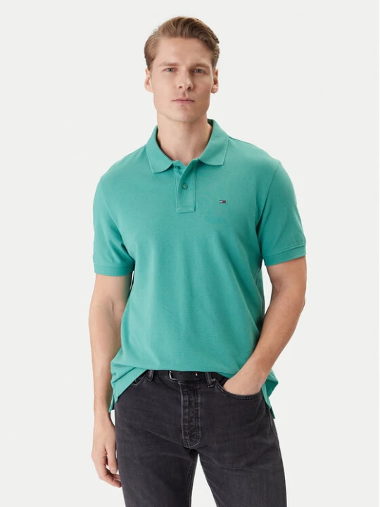 Foto del prodotto Tommy Jeans Polo DM0DM22711 Verde Regular Fit