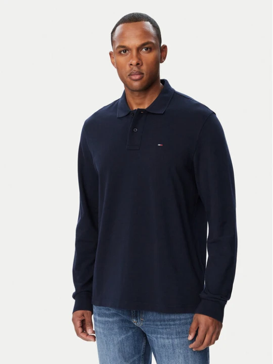 Foto del prodotto Tommy Jeans Polo Essential DM0DM23630 Blu scuro Regular Fit