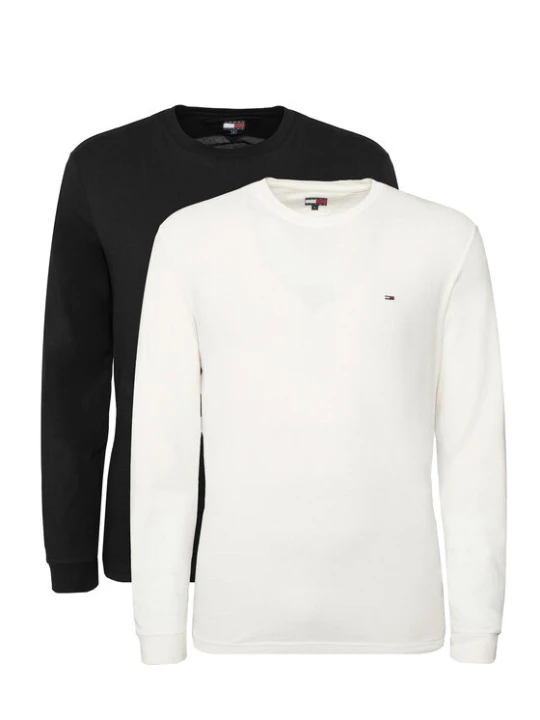 Foto del prodotto Tommy Jeans Set di maglie a maniche lunghe DM0DM22148 Nero Slim Fit