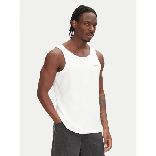 Foto del prodotto Tommy Jeans Smanicato Entry Graphic DM0DM20790 Écru Slim Fit Crema