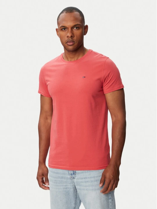 Foto del prodotto Tommy Jeans T-shirt DM0DM04411 Rosso Slim Fit