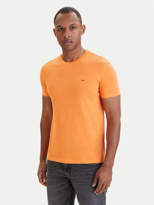Foto del prodotto Tommy Jeans T-shirt DM0DM20363 Arancione Slim Fit