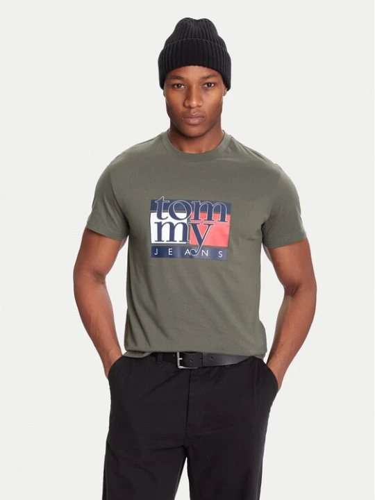 Foto del prodotto Tommy Jeans T-shirt DM0DM21977 Cachi Regular Fit