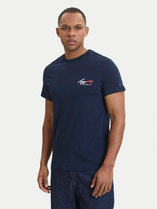 Foto del prodotto Tommy Jeans T-shirt DM0DM22538 Blu scuro Slim Fit