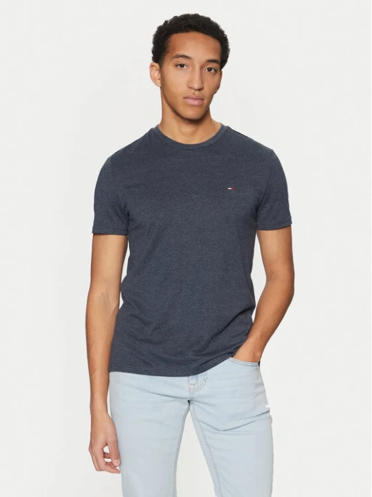 Foto del prodotto Tommy Jeans T-shirt Jaspe DM0DM20363 Blu scuro Slim Fit