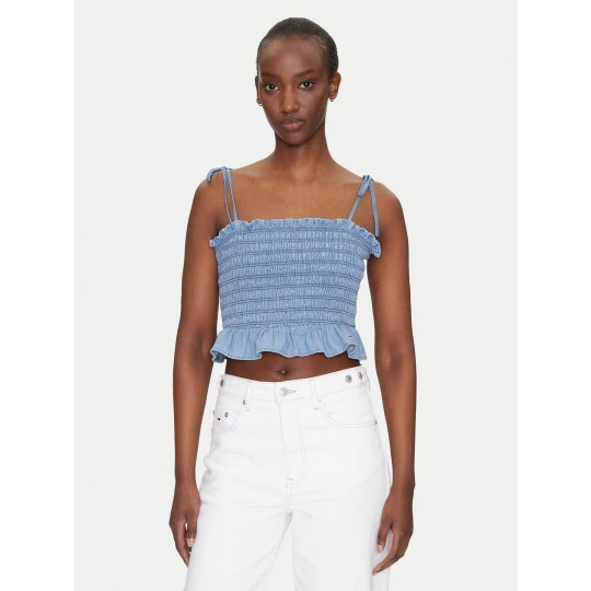 Foto del prodotto Tommy Jeans Top DW0DW20284 Blu Regular Fit