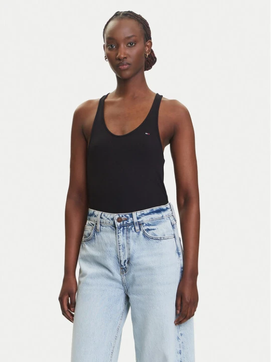 Foto del prodotto Tommy Jeans Top DW0DW20917 Nero Regular Fit
