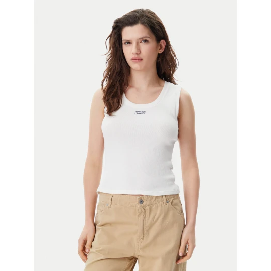 Foto del prodotto Tommy Jeans Top DW0DW21369 Bianco Slim Fit