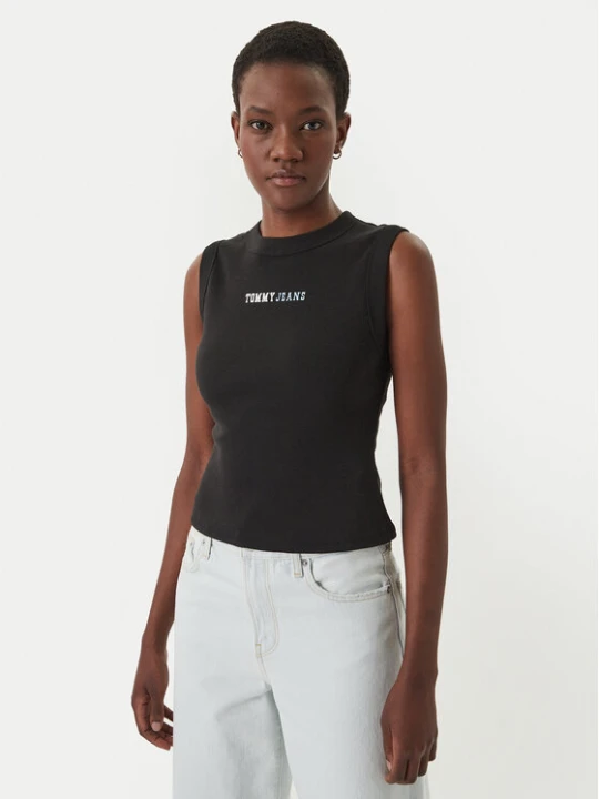 Foto del prodotto Tommy Jeans Top DW0DW22577 Nero Slim Fit