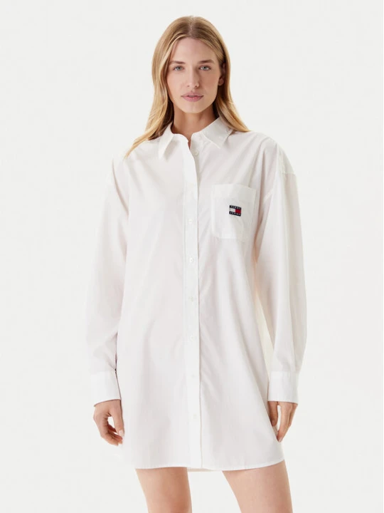 Foto del prodotto Tommy Jeans Vestito chemisier DW0DW21122 Bianco Relaxed Fit