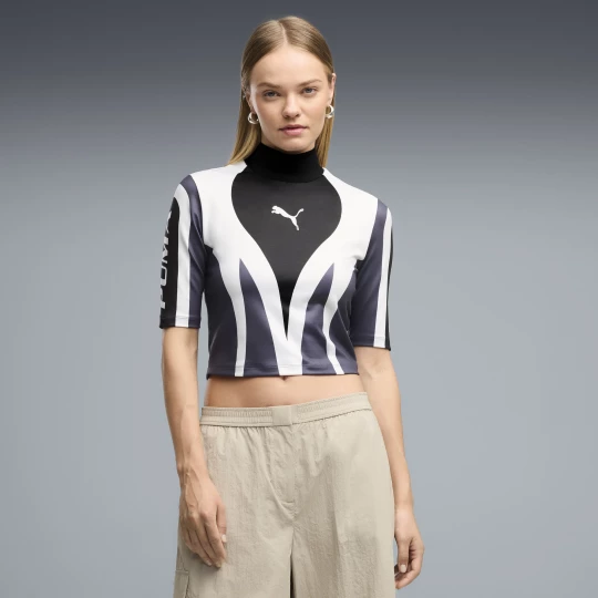 Foto del prodotto Top aderente Moto da donna FUTURE.PUMA.ARCHIVE, Abbigliamento, Nero czarny
