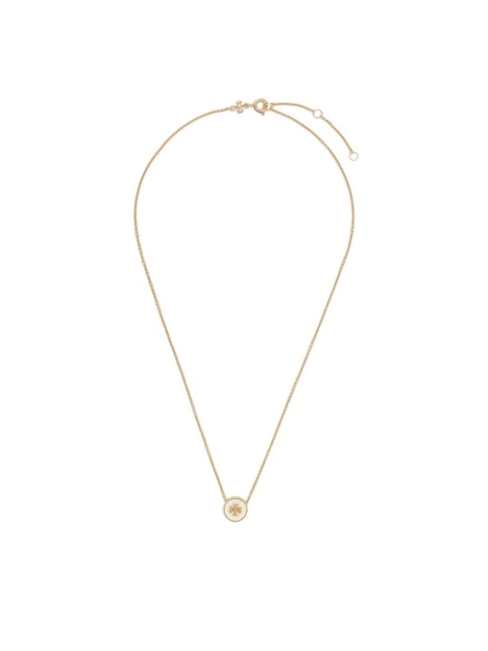 Foto del prodotto Tory Burch Collana Kira Enamel Pendant 90549 Bianco