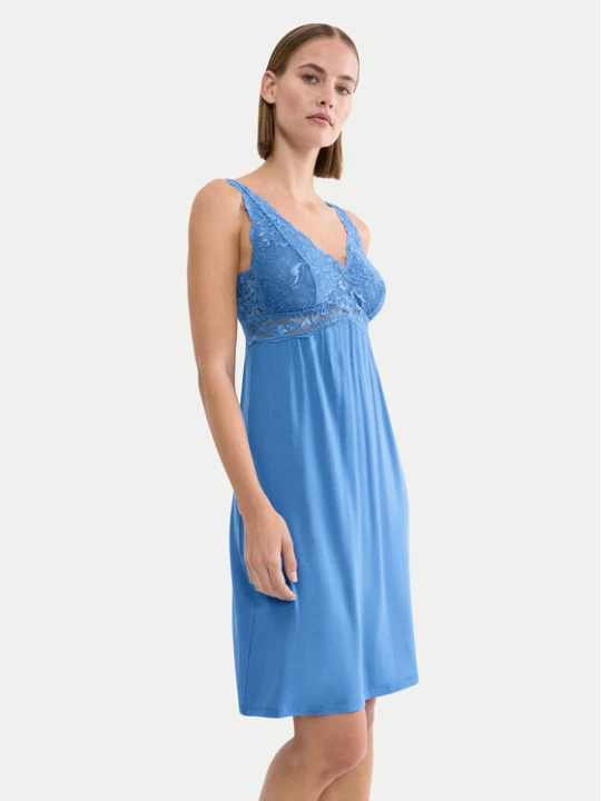 Foto del prodotto Triumph Camicia da notte Timeless Sensuality 10227238 Blu Regular Fit