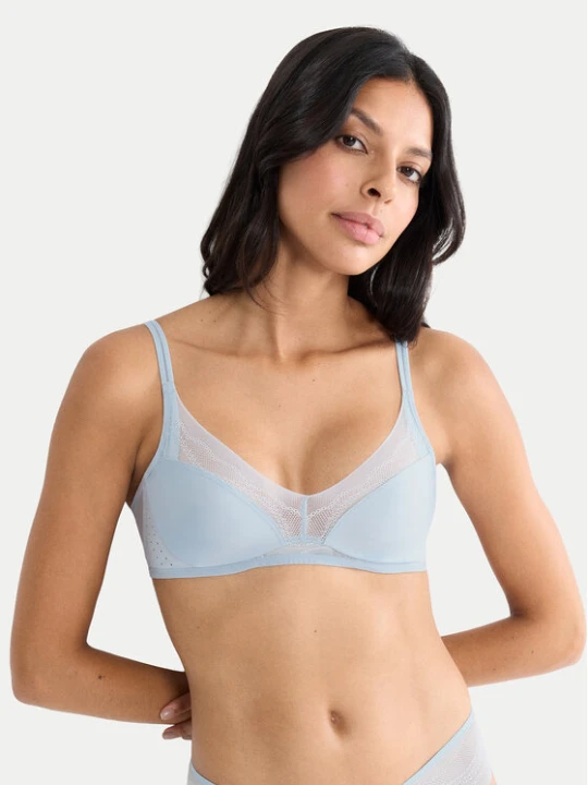 Foto del prodotto Triumph Reggiseno senza ferretto Breathe & Lift Smart 10226333 Azzurro chiaro