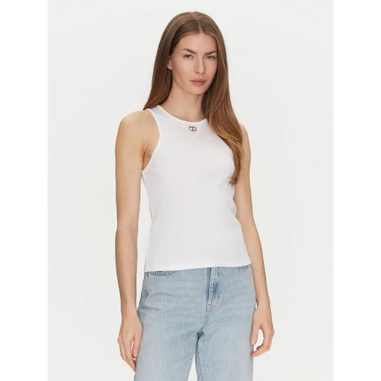 Foto del prodotto TWINSET Top 251TP2550 Bianco Slim Fit
