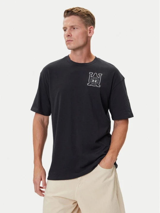 Foto del prodotto Under Armour T-shirt Hoops Courtside 6003686 Nero Oversize