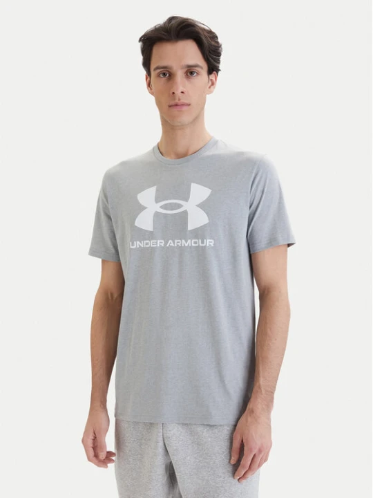 Foto del prodotto Under Armour T-shirt Ua Sportstyle Logo Update Ss 1382911 Grigio Loose Fit