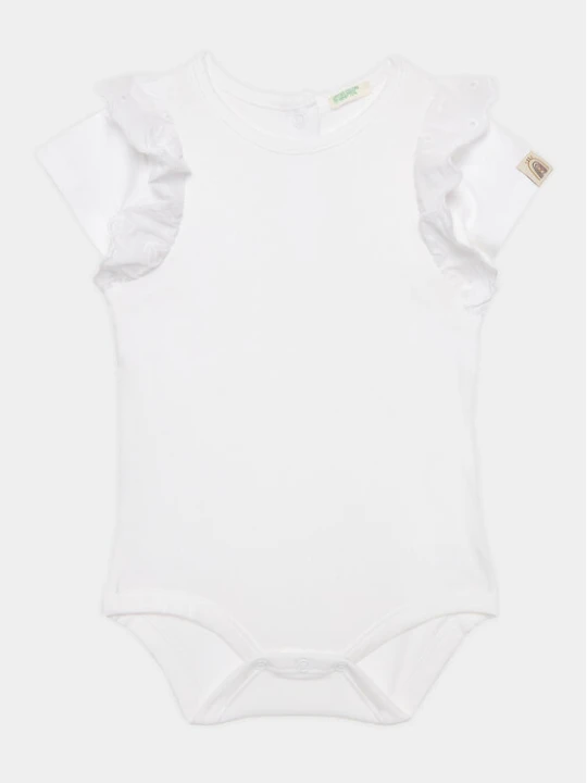 Foto del prodotto United Colors Of Benetton Body da neonato 3P4ZAB00D Bianco Regular Fit