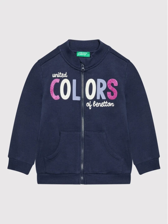 Foto del prodotto United Colors Of Benetton Felpa 3J70G500V Blu scuro Regular Fit