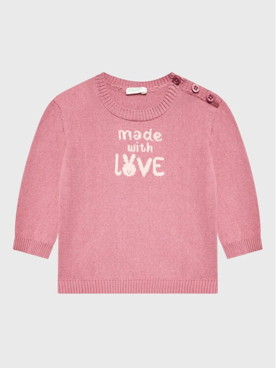 Foto del prodotto United Colors Of Benetton Maglione 112CB1009 Rosa Regular Fit