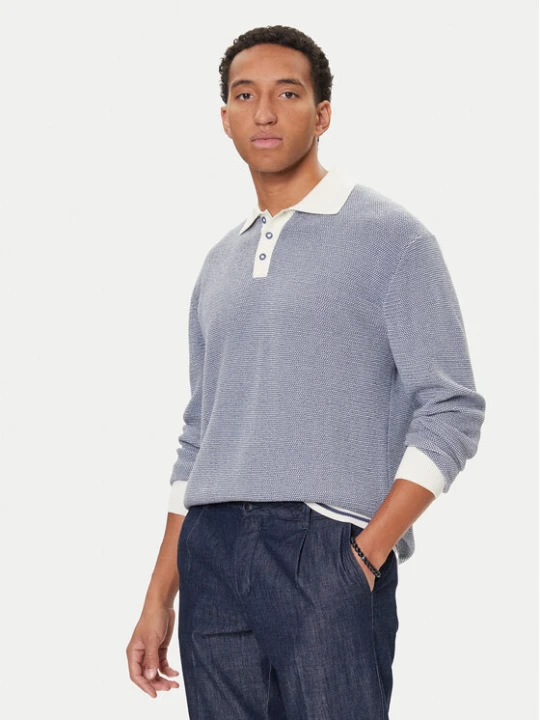 Foto del prodotto United Colors Of Benetton Polo 10C1K301N Blu scuro Regular Fit
