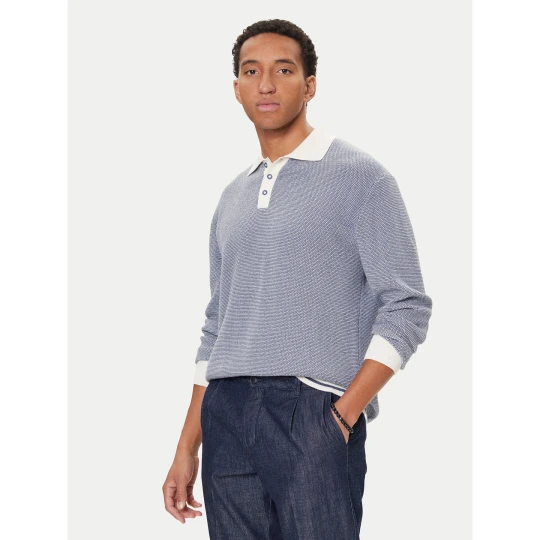 Foto del prodotto United Colors Of Benetton Polo 10C1K301N Blu scuro Regular Fit