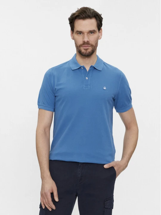 Foto del prodotto United Colors Of Benetton Polo 3089J3179 Blu Regular Fit