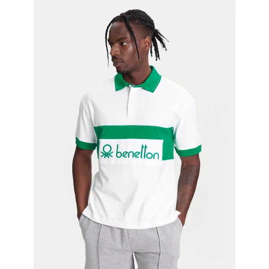 Foto del prodotto United Colors Of Benetton Polo 3MCYU301U Bianco Regular Fit