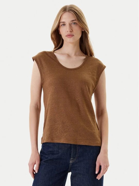 Foto del prodotto United Colors Of Benetton T-shirt 37UJE16B1 Marrone Regular Fit