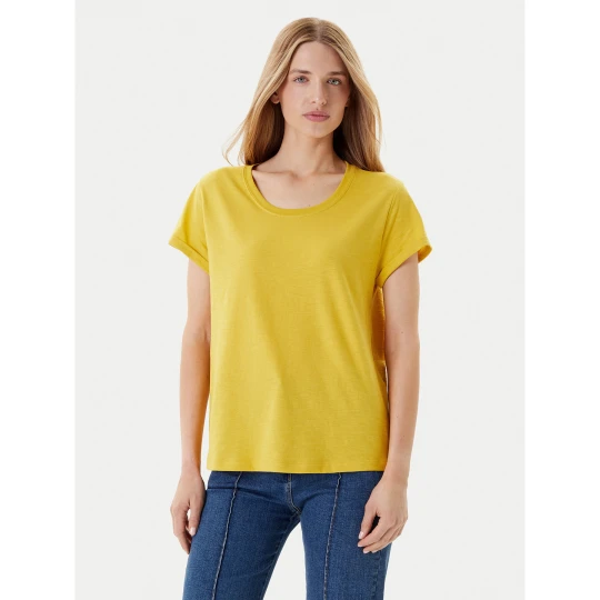 Foto del prodotto United Colors Of Benetton T-shirt 3BVXD109F Giallo Regular Fit