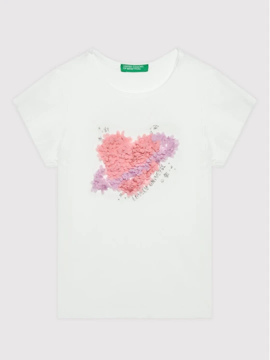 Foto del prodotto United Colors Of Benetton T-shirt 3I1XG101W Bianco Regular Fit