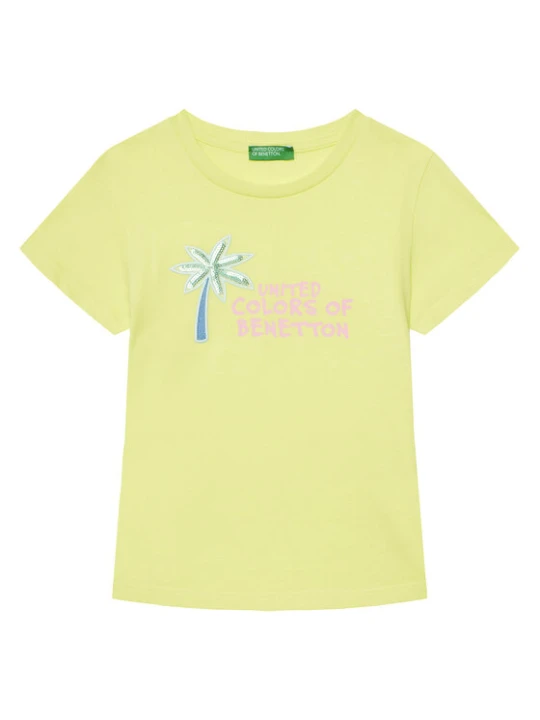 Foto del prodotto United Colors Of Benetton T-shirt 3I1XG10JB Giallo Regular Fit
