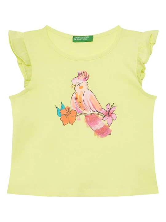 Foto del prodotto United Colors Of Benetton T-shirt 3I1XG10JK Giallo Regular Fit