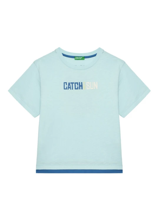 Foto del prodotto United Colors Of Benetton T-shirt 3SLUG10JF Blu Regular Fit