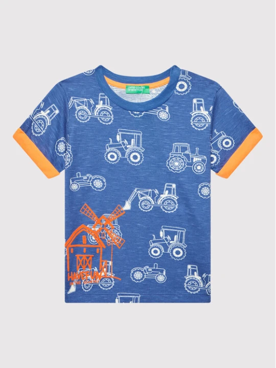 Foto del prodotto United Colors Of Benetton T-shirt 3UBTG100U Blu Regular Fit