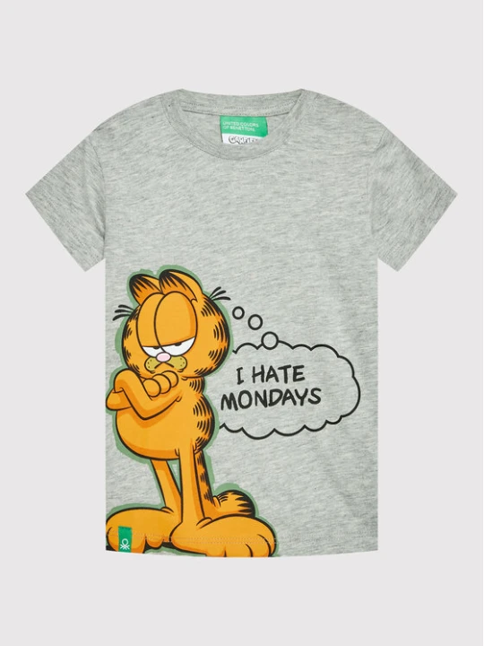 Foto del prodotto United Colors Of Benetton T-shirt Garfield 3096G103U Grigio Regular Fit