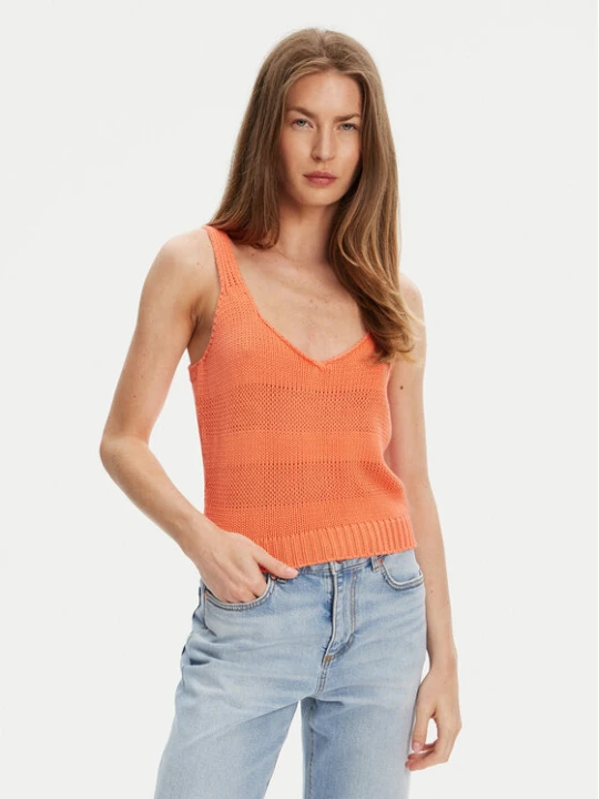 Foto del prodotto United Colors Of Benetton Top 1898DH018 Arancione Relaxed Fit