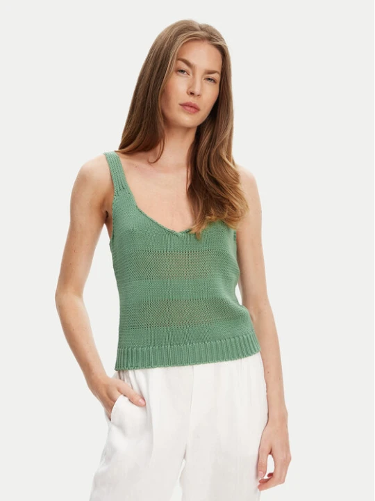 Foto del prodotto United Colors Of Benetton Top 1898DH018 Verde Relaxed Fit