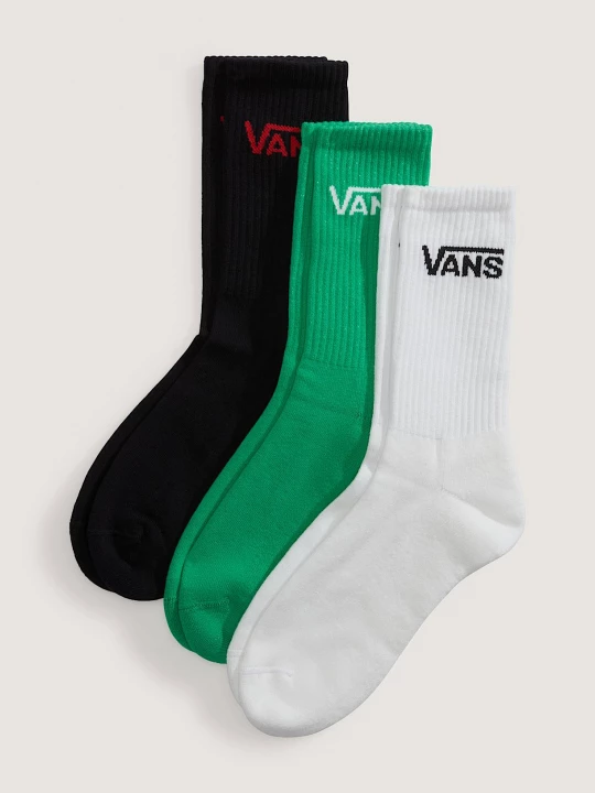 Foto del prodotto Vans - Calzettoni Classic (3 paia), Uomo, Verde, Taglia: L (42.5-47​)