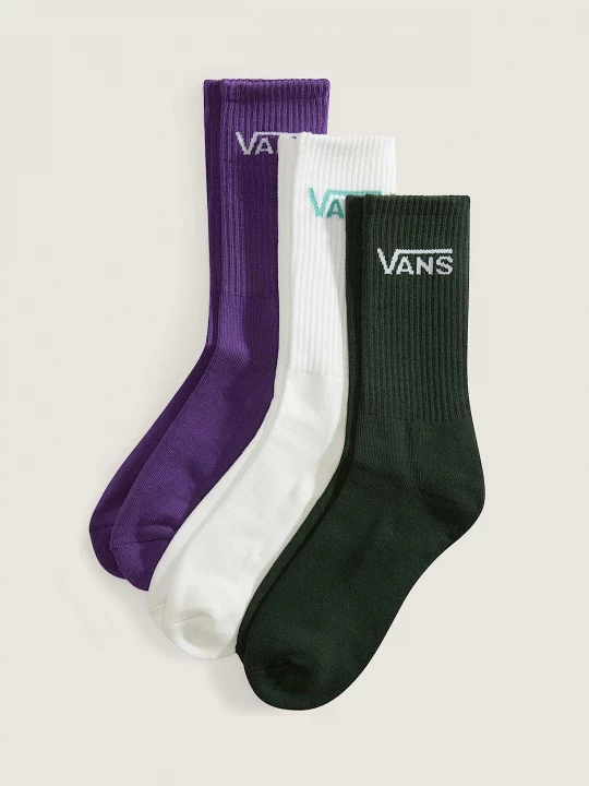 Foto del prodotto Vans - Calzettoni Classic (3 paia), Uomo, Verde, Taglia: M (38.5-42​)