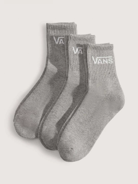 Foto del prodotto Vans - Calzettoni Classic Half (3 paia), Uomo, Grigio, Taglia: S (34.5-38​)