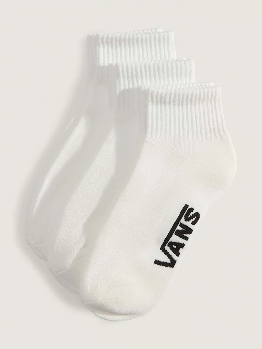 Foto del prodotto Vans - Calzettoni Classic Quarter (3 paia), Uomo, Bianco, Taglia: M (38.5-42​)