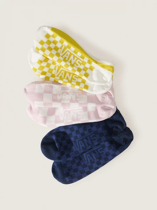Foto del prodotto Vans - Calzini Vans Check Canoodle (3 paia), Uomo, Blu, Taglia: M (38.5-42​)